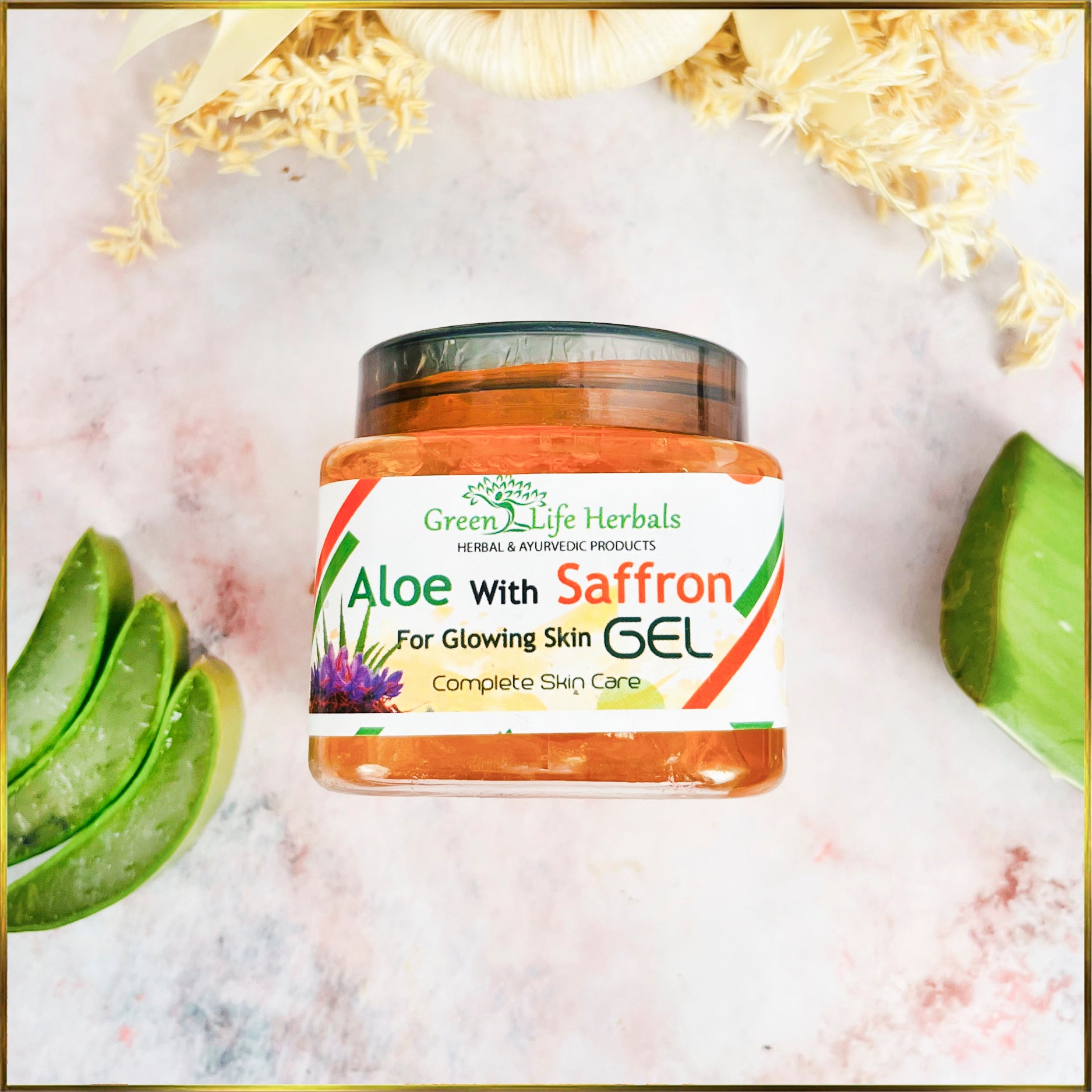 Aloevera with Saffron Gel